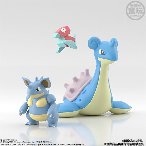 Bandai - Shokugan - Pokemon Scale World Kanto Region - Sylph &amp; Company (4-Pack) - Marvelous Toys