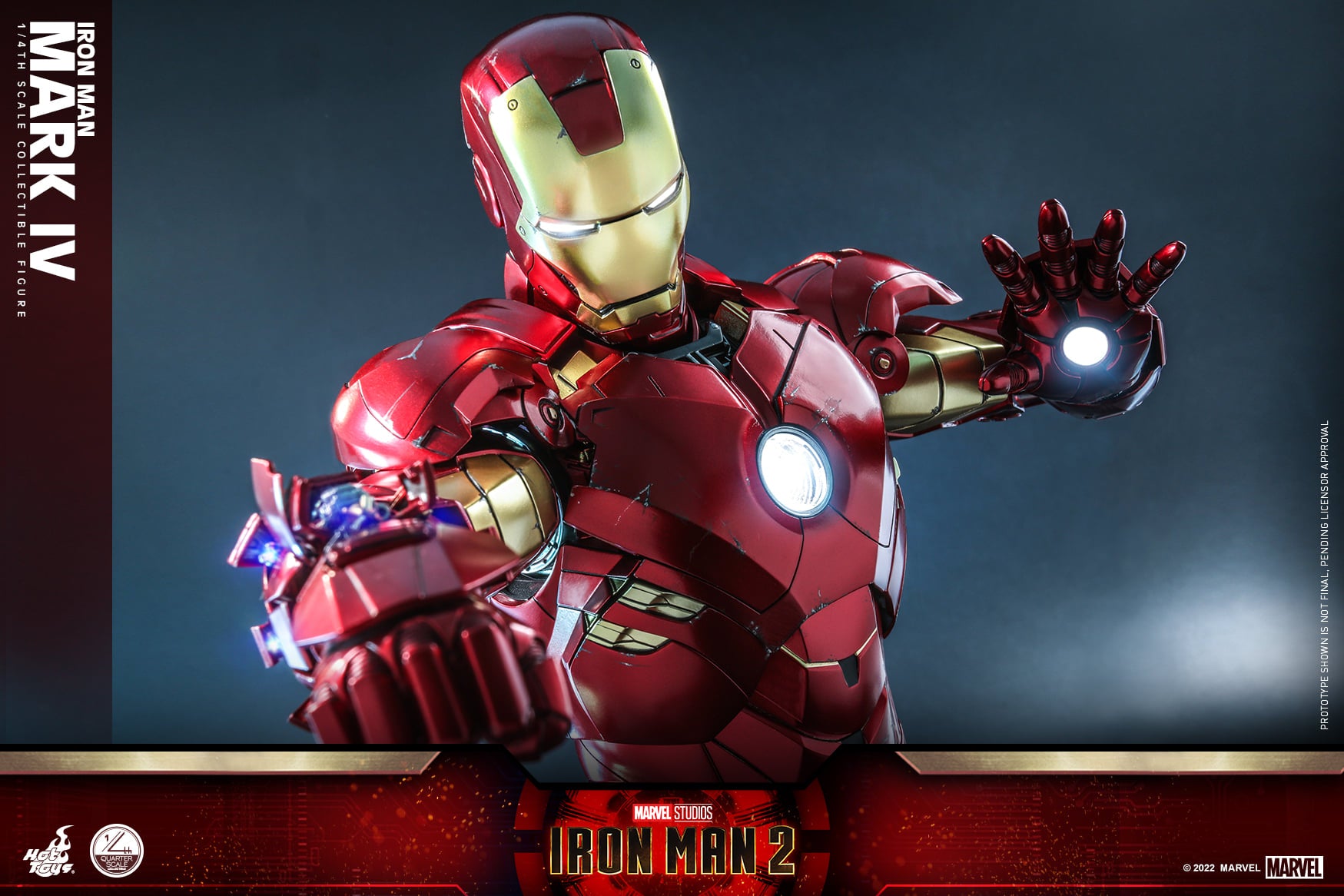 Hot Toys - QS020 - Iron Man 2 - Iron Man Mark IV (1/4 Scale) - Marvelous Toys