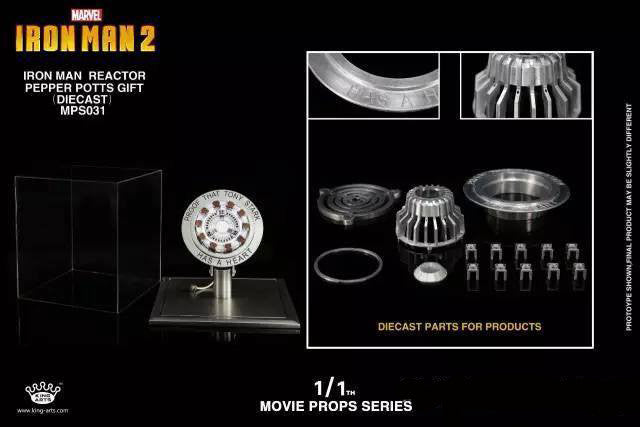 King Arts - MPS031 - Movie Props Series 1:1 - Iron Man Arc Reactor Mark I (1) - Marvelous Toys