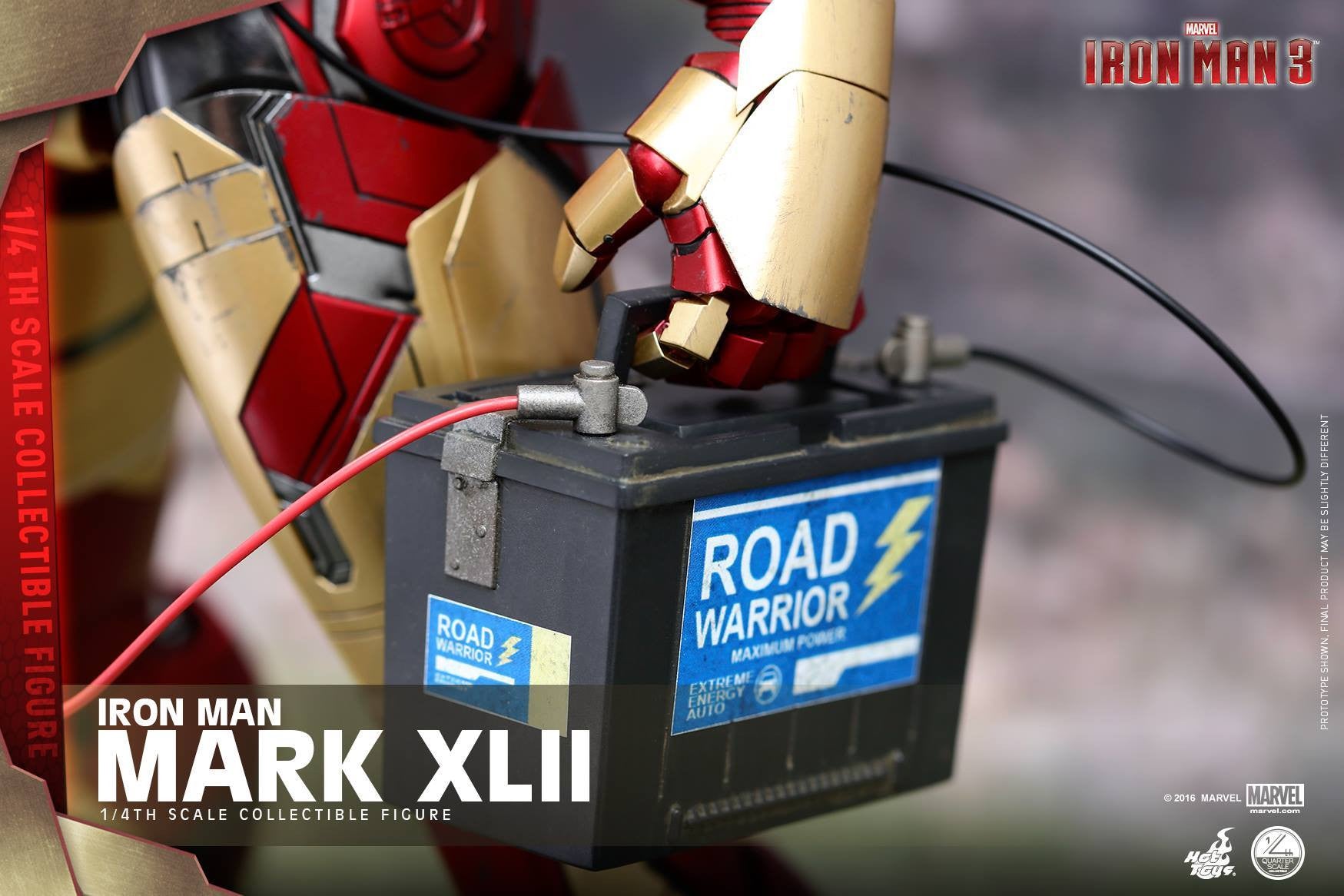 Hot Toys - QS007 - Iron Man 3 - 1/4th scale Mark XLII - Marvelous Toys