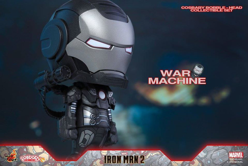 Hot Toys – COSB268 – Iron Man 2 - War Machine Cosbaby Bobble-Head - Marvelous Toys