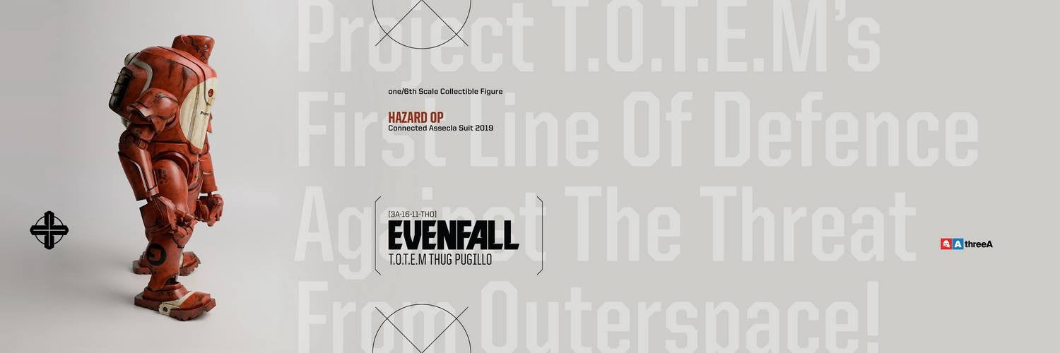 ThreeA - Evenfall - 1/6 T.O.T.E.M Thug Pugillo - Hazard Op (Red) - Marvelous Toys