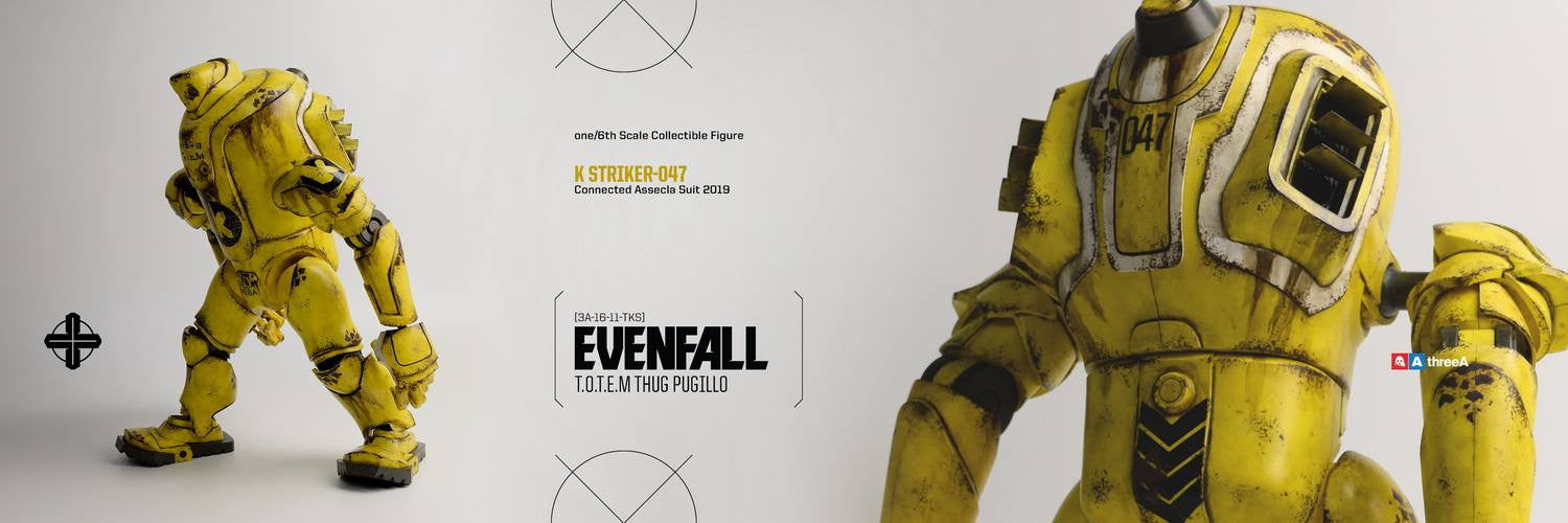 ThreeA - Evenfall - 1/6 T.O.T.E.M Thug Pugillo - K Striker-047 (Yellow) - Marvelous Toys