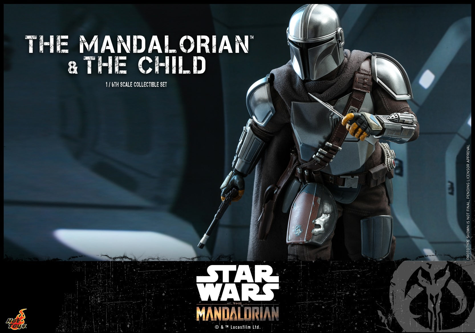 Hot Toys - TMS014 - Star Wars: The Mandalorian - The Mandalorian &amp; The Child - Marvelous Toys