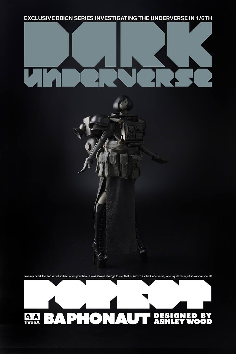 ThreeA - Popbot - Dark Underverse - Baphonaut (BBICN Exclusive) - Marvelous Toys