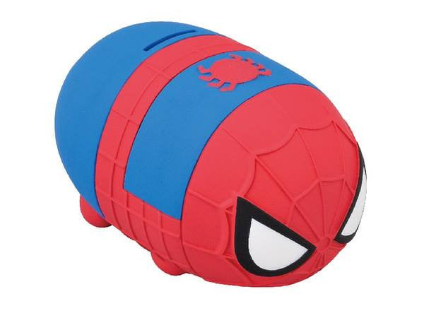 Ensky - Marvel Tsum Tsum - Sofubi Coin Bank  - Spider-Man - Marvelous Toys