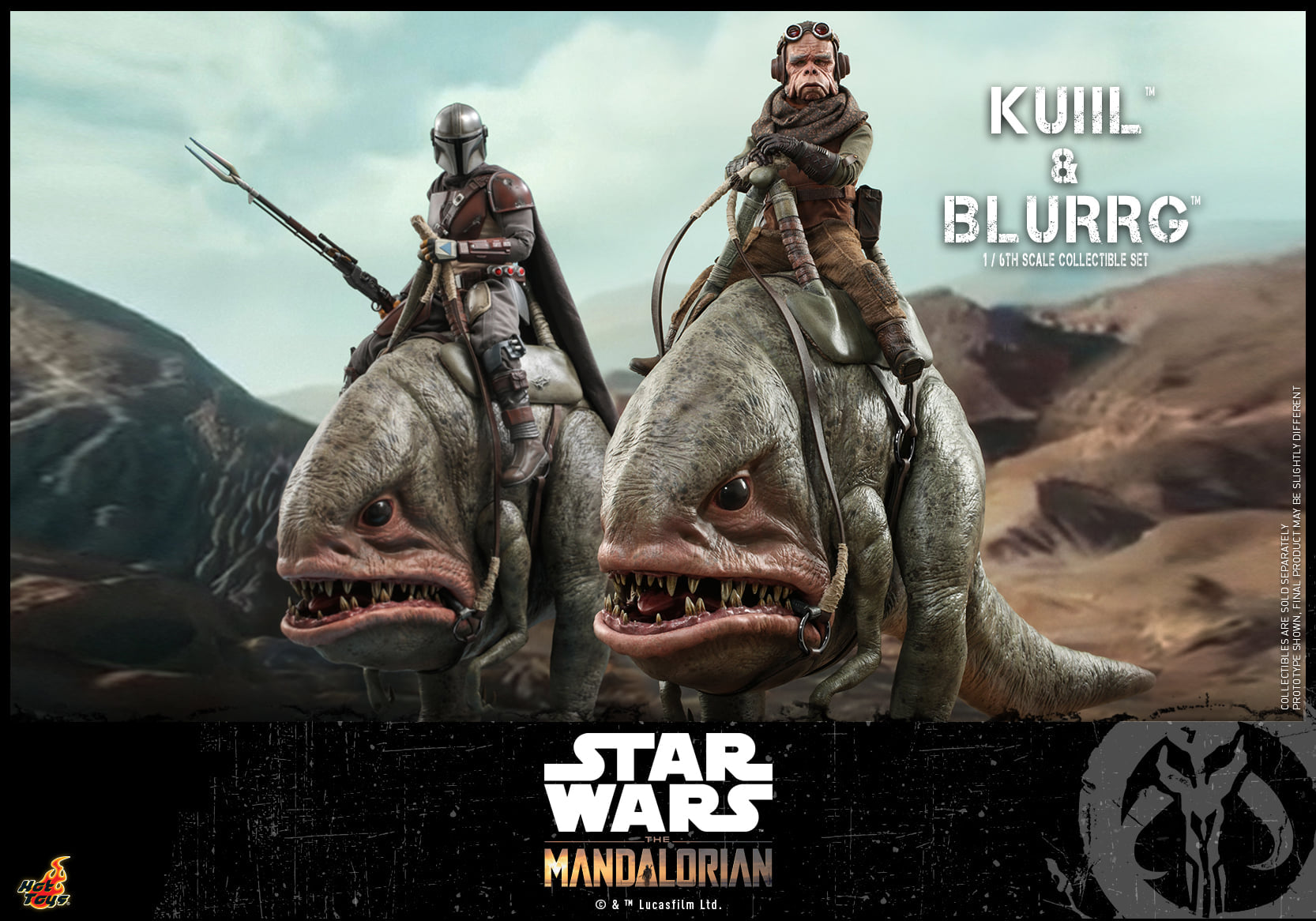 Hot Toys - TMS049 - Star Wars: The Mandalorian - Kuiil & Blurrg - Marvelous Toys