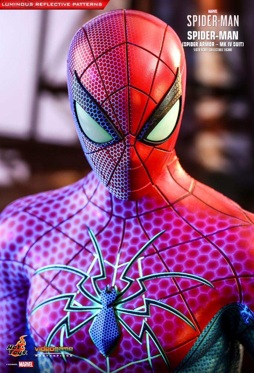 Hot Toys - VGM43 - Marvel's Spider-Man (PS4) - Spider-Man (Spider Armor - MK IV Suit) - Marvelous Toys