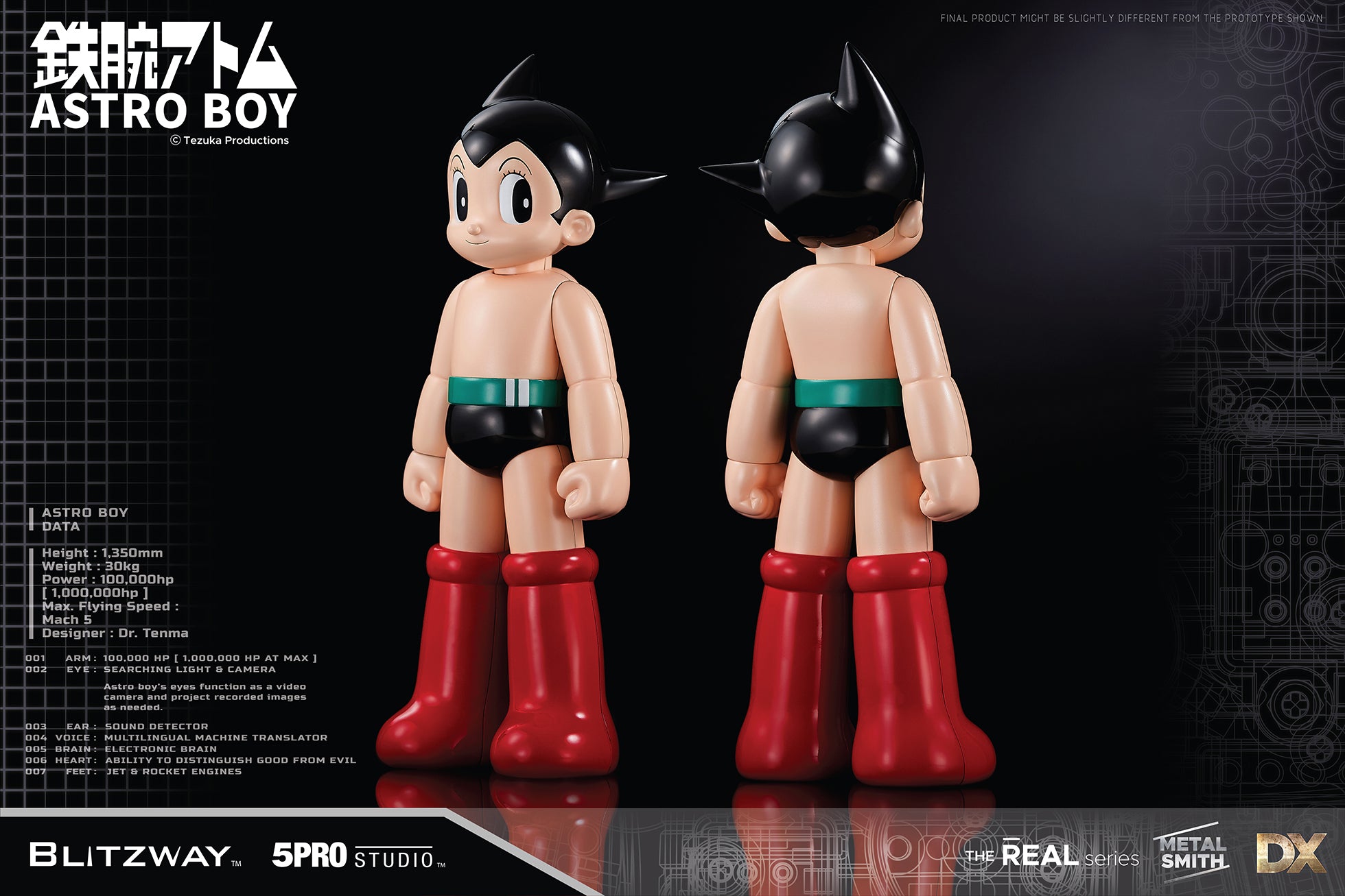 5Pro Studio - The Real Series - Astro Boy (DX Ver.) - Marvelous Toys