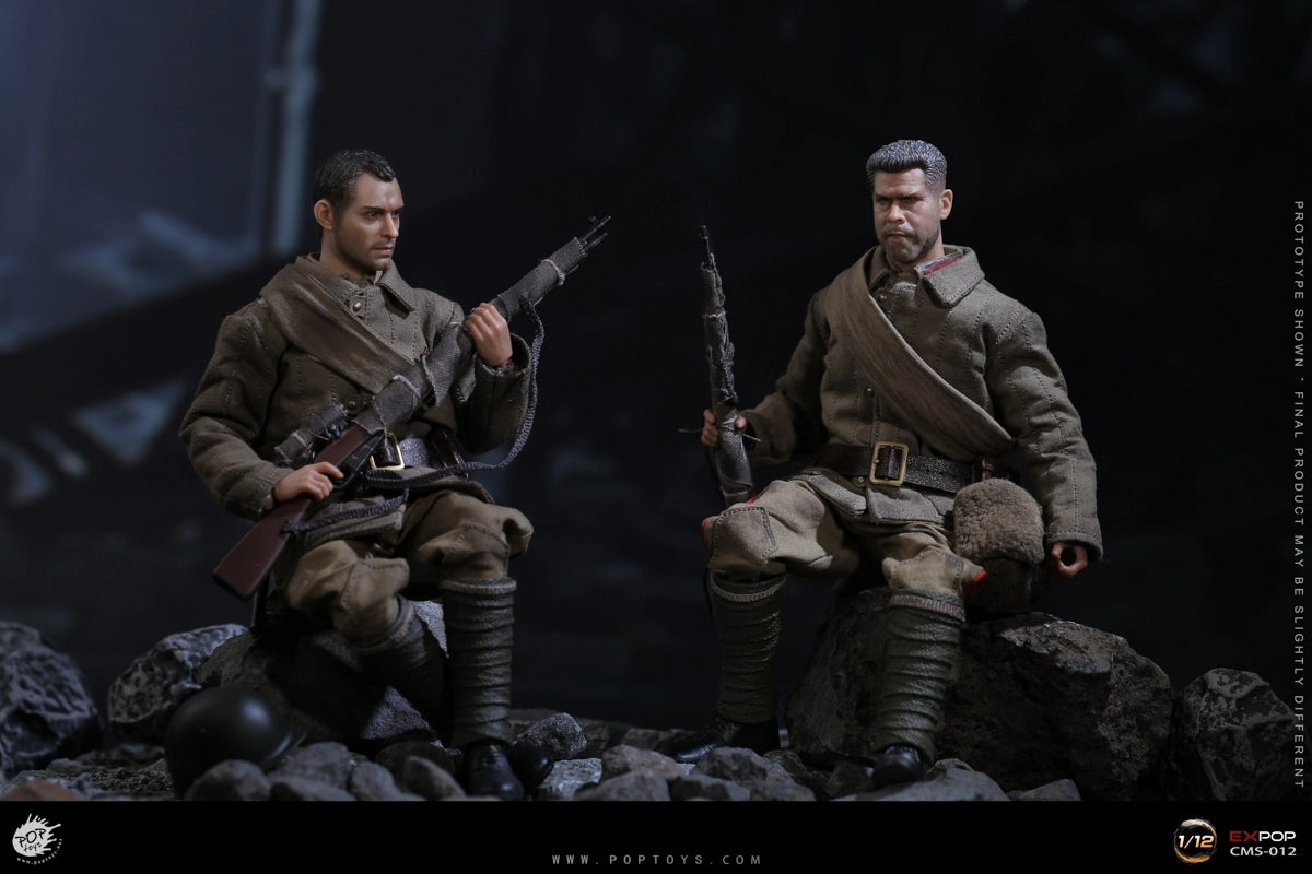 Pop Toys - Stalingrad Defense War - Sovier Snipers 2-Pack (1/12 Scale) - Marvelous Toys