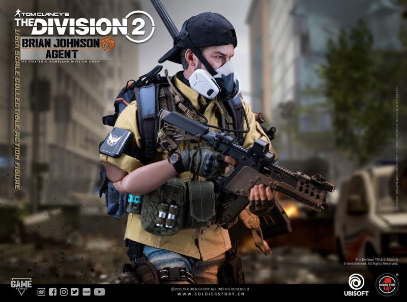 Soldier Story - Tom Clancy's The Division 2 - Agent Brian Johnson (Standard Ver.) - Marvelous Toys