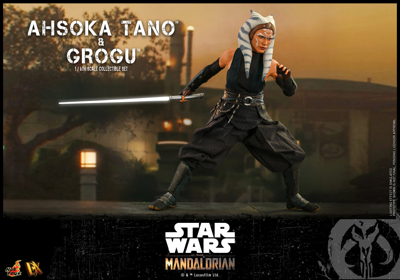 Hot Toys - DX21 - Star Wars: The Mandalorian - Ahsoka Tano &amp; Grogu - Marvelous Toys