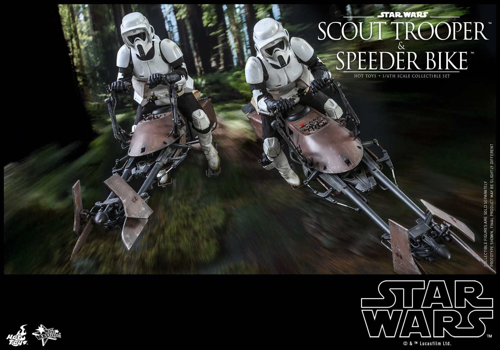 Hot Toys - MMS612 - Star Wars: Return of the Jedi - Scout Trooper & Speeder Bike - Marvelous Toys