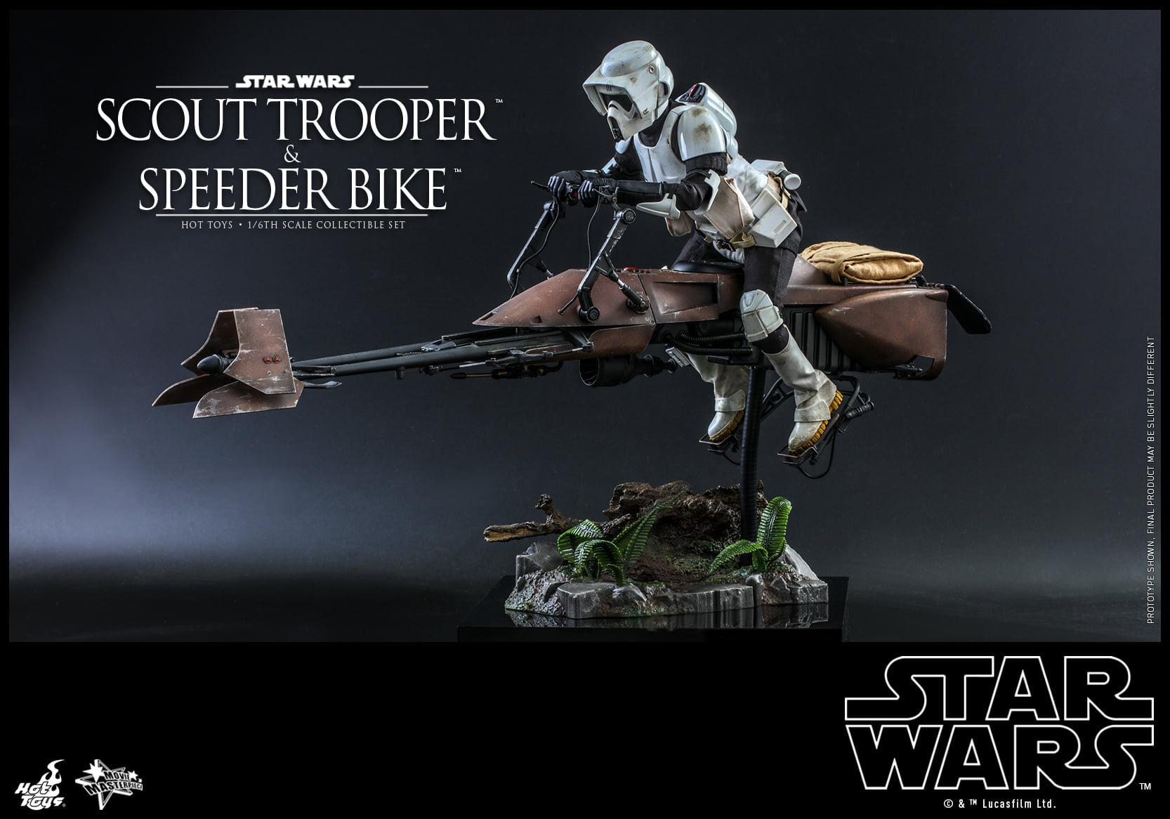 Hot Toys - MMS612 - Star Wars: Return of the Jedi - Scout Trooper & Speeder Bike - Marvelous Toys