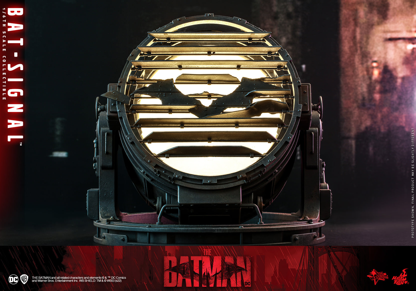 Hot Toys - MMS640 - The Batman - Bat-Signal - Marvelous Toys