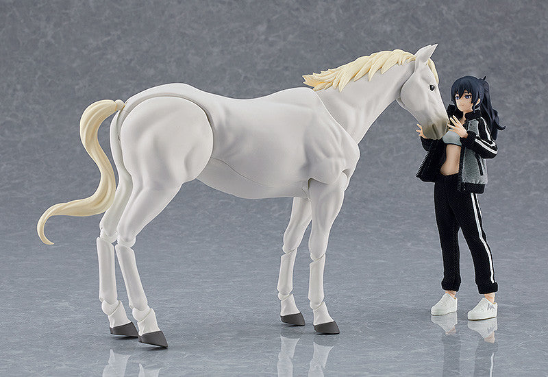figma - 597B - Wild Horse (White) - Marvelous Toys