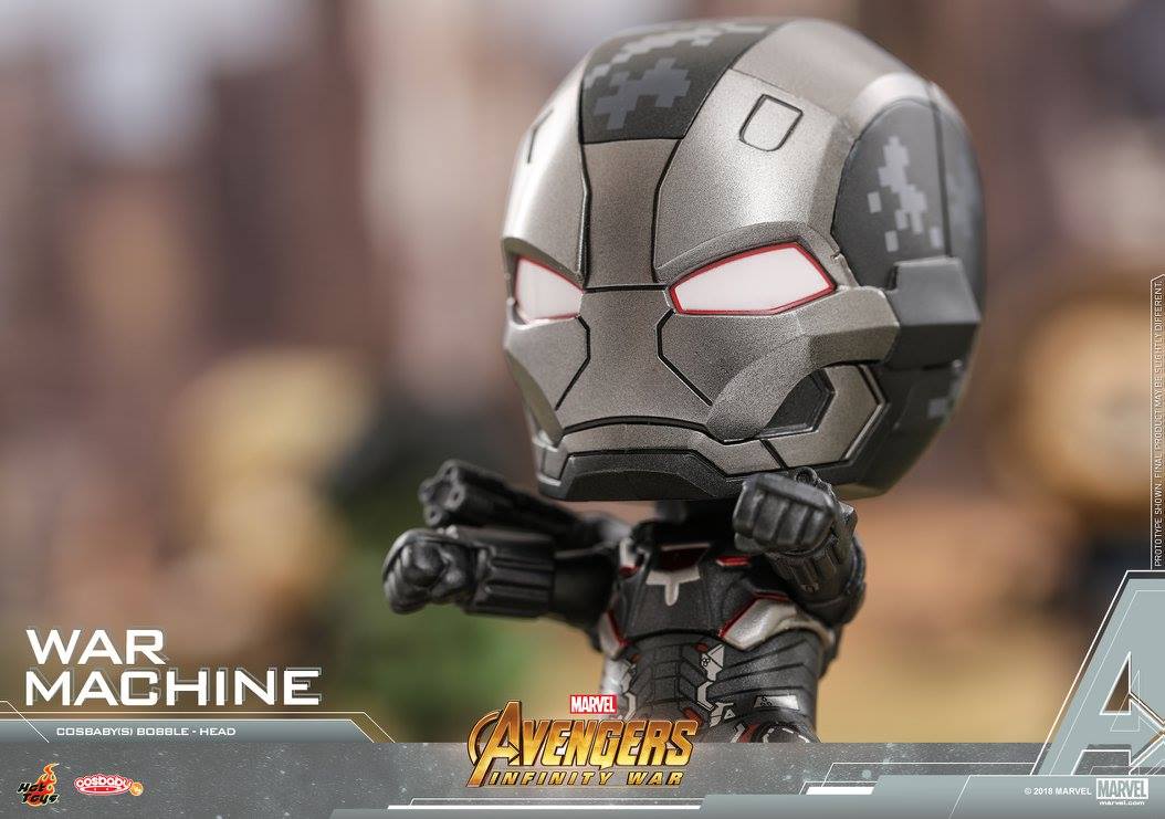 Hot Toys - COSB439 - Avengers: Infinity War - War Machine Cosbaby Bobble-Head - Marvelous Toys