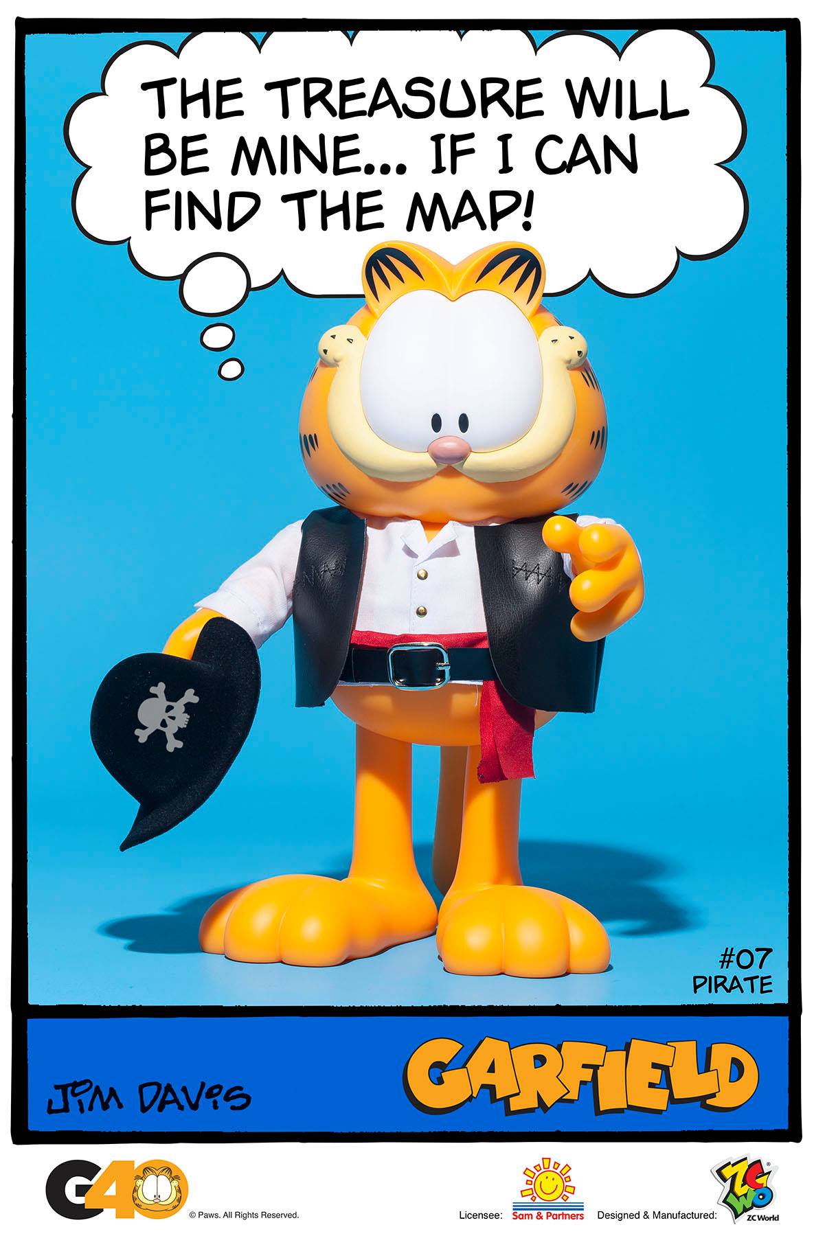 ZC World - Vinyl Collectibles - Master Series 07 - Pirate Garfield - Marvelous Toys