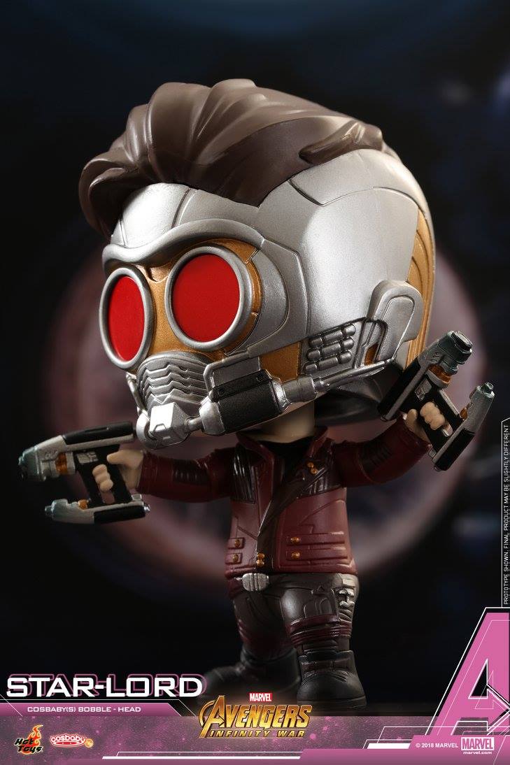 Hot Toys - COSB435 - Avengers: Infinity War - Star-Lord Cosbaby Bobble-Head - Marvelous Toys