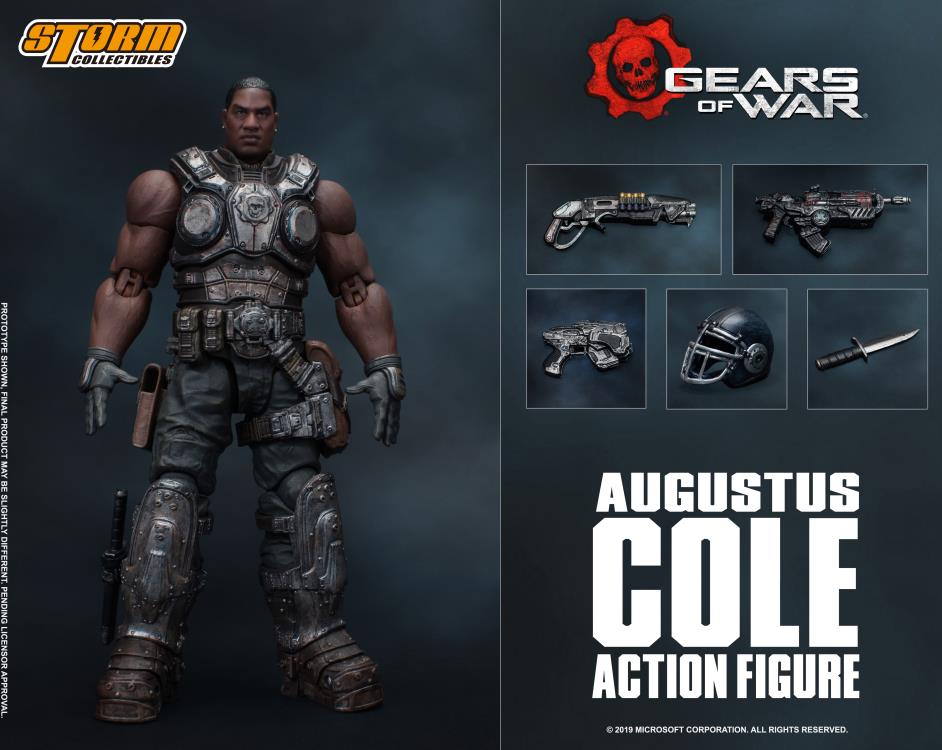Storm Collectibles - Gears of War - Augustus Cole (1/12 Scale) - Marvelous Toys