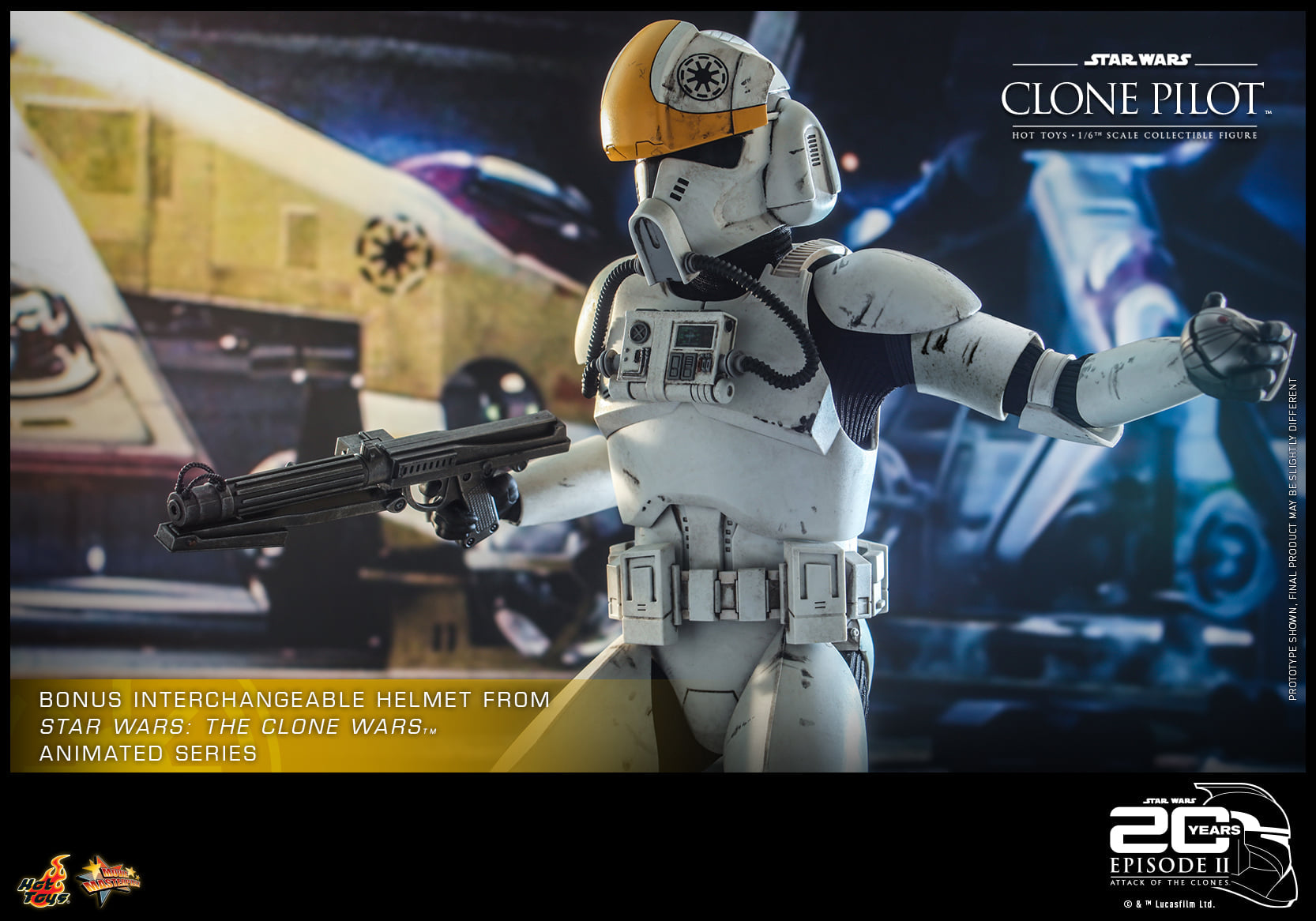 Hot Toys - MMS648 - Star Wars: Attack of the Clones - Clone Pilot - Marvelous Toys