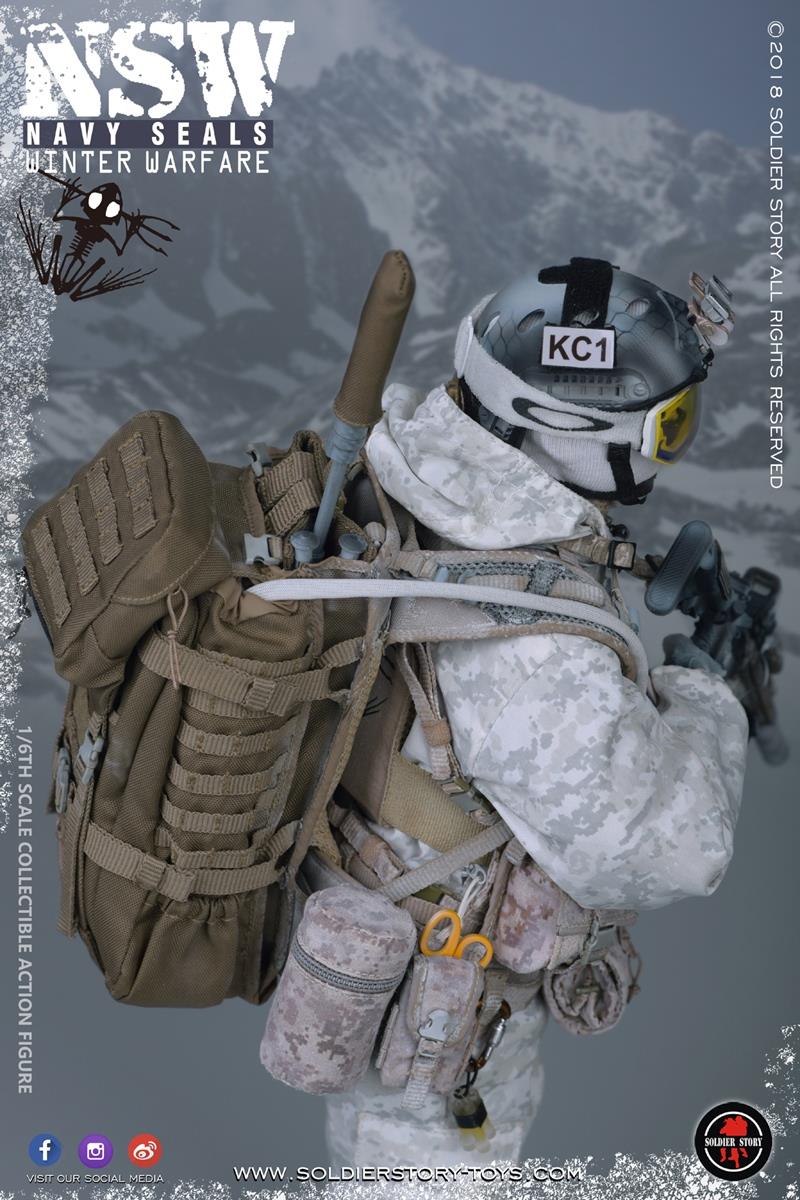 Soldier Story - US Navy SEALs (NSW) - Winter Warfare Marksman - Marvelous Toys