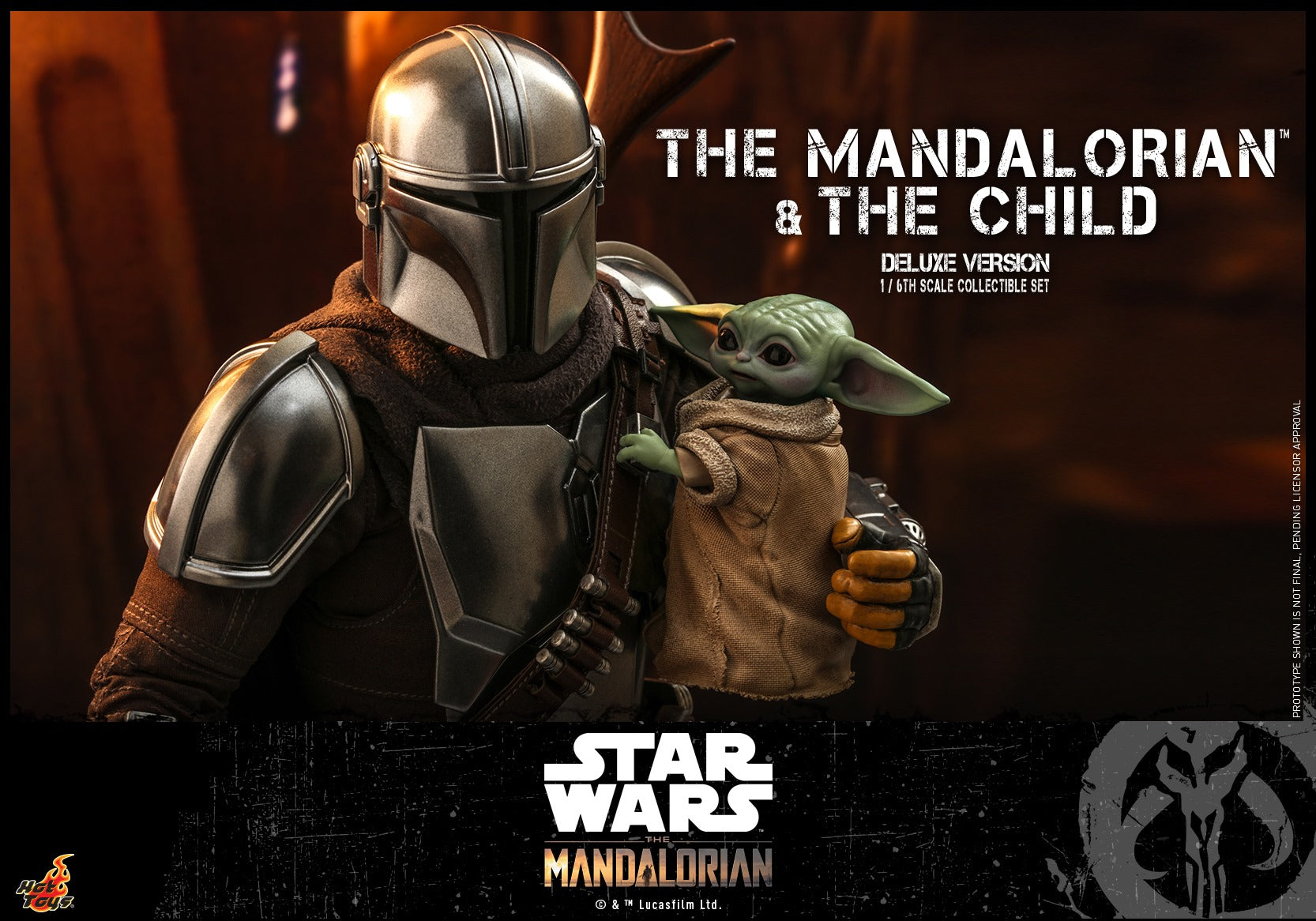 Hot Toys - TMS015 - Star Wars: The Mandalorian - The Mandalorian & The Child (Deluxe) - Marvelous Toys