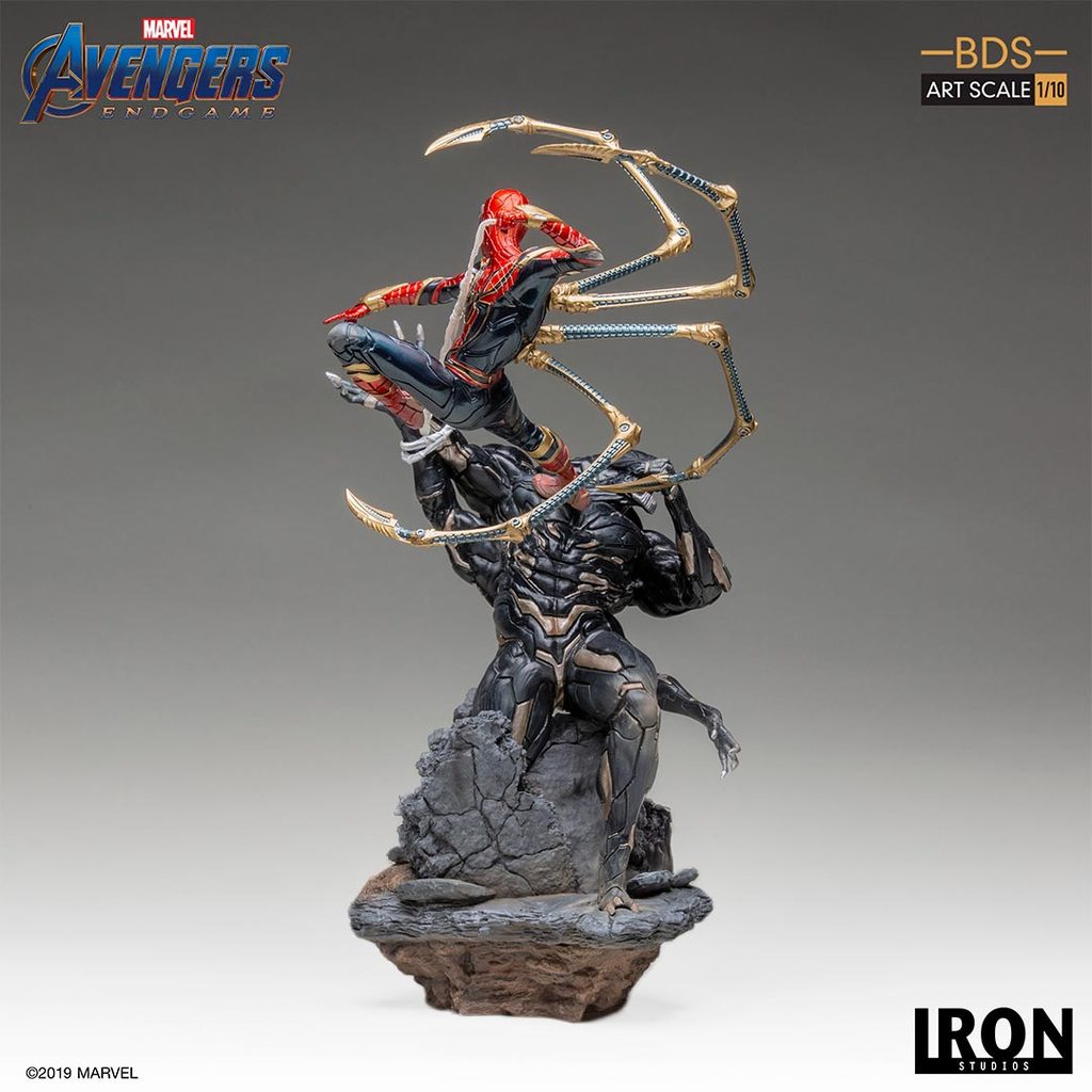 Iron Studios - BDS Art Scale 1:10 - Avengers: Endgame - Iron Spider vs. Outrider - Marvelous Toys