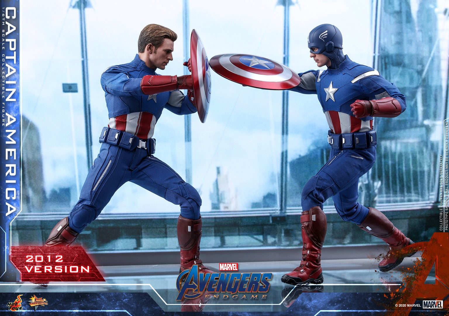 Hot Toys - MMS563 - Avengers: Endgame - Captain America (2012 Version) - Marvelous Toys