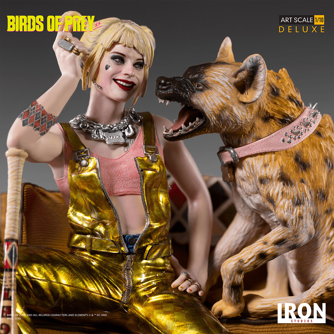 Iron Studios - Deluxe Art Scale 1:10 - Birds of Prey - Harley Quinn & Bruce - Marvelous Toys