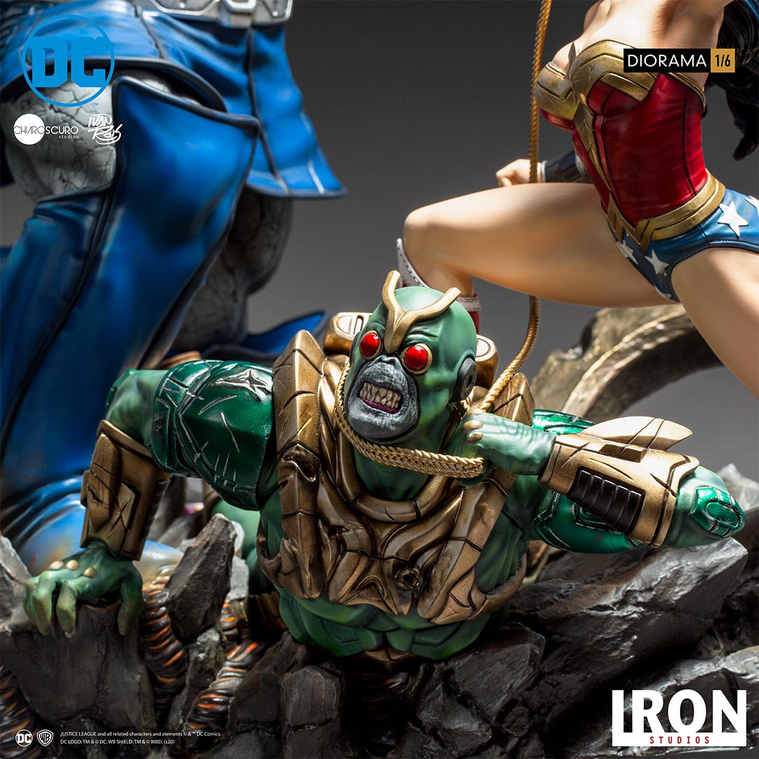 Iron Studios - 1:6 Diorama - DC Comics by Ivan Reis - Wonder Woman v. Darkseid - Marvelous Toys