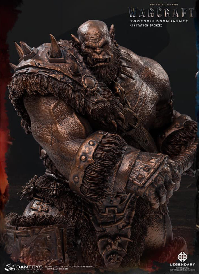 Damtoys - Epic Series - Warcraft - Orgrim Doomhammer (Imitation Bronze) (1/9 Scale) - Marvelous Toys