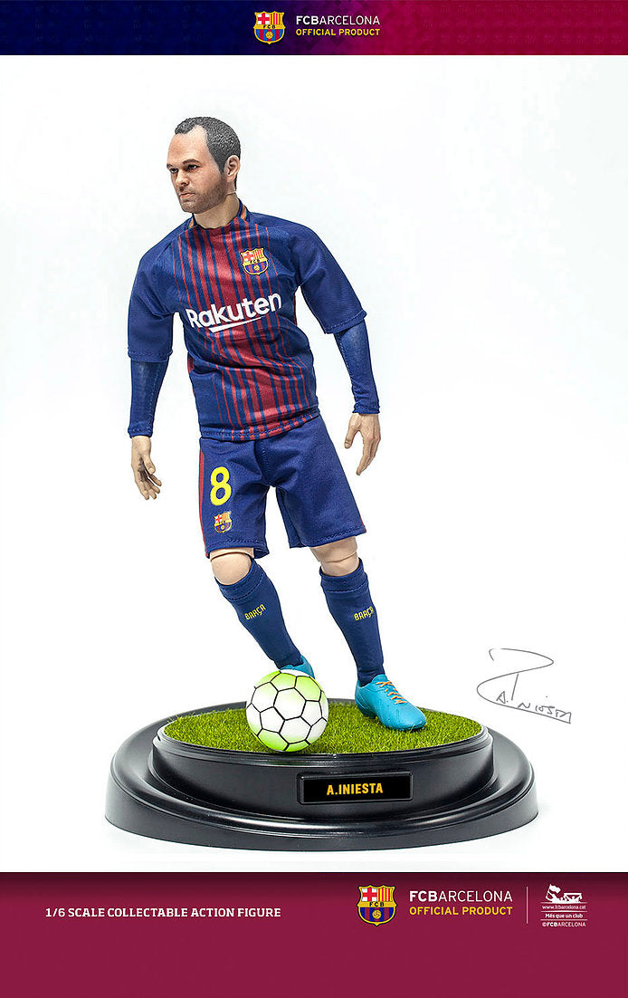 ZC World - FC Barcelona 2017/2018 - Andres Iniesta (1/6 Scale) - Marvelous Toys