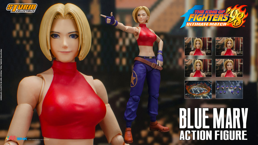 Storm Collectibles - The King of Fighters '98 Ultimate Match - Blue Mary (1/12 Scale) - Marvelous Toys