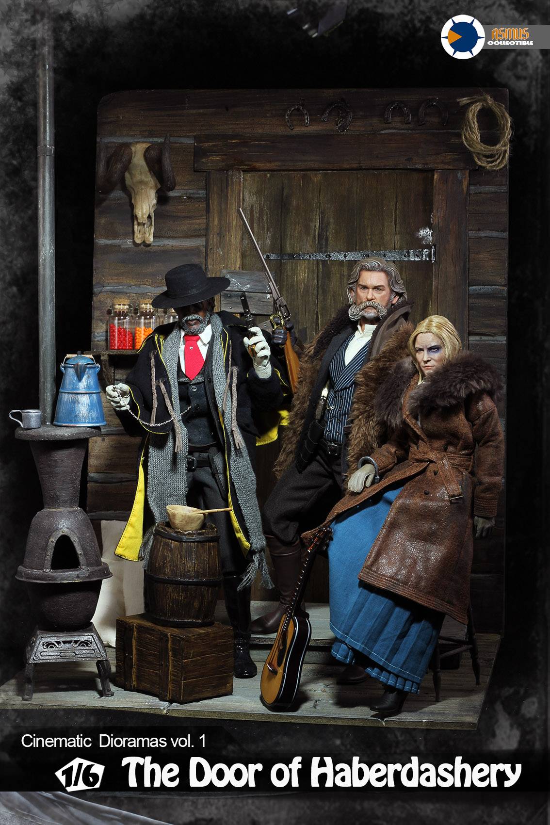 Asmus Toys - Cinematic Diorama - The Hateful Eight - The Door of Haberdashery (1/6 Scale) - Marvelous Toys