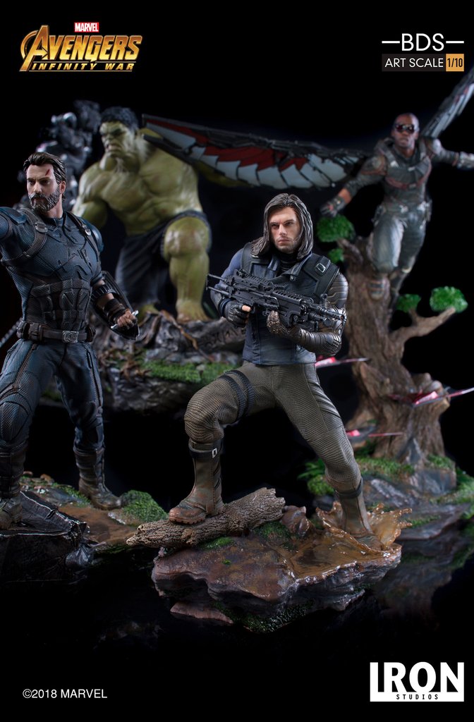 Iron Studios - 1:10 BDS Art Scale Statue - Avengers: Infinity War - Winter Soldier (Bucky) - Marvelous Toys