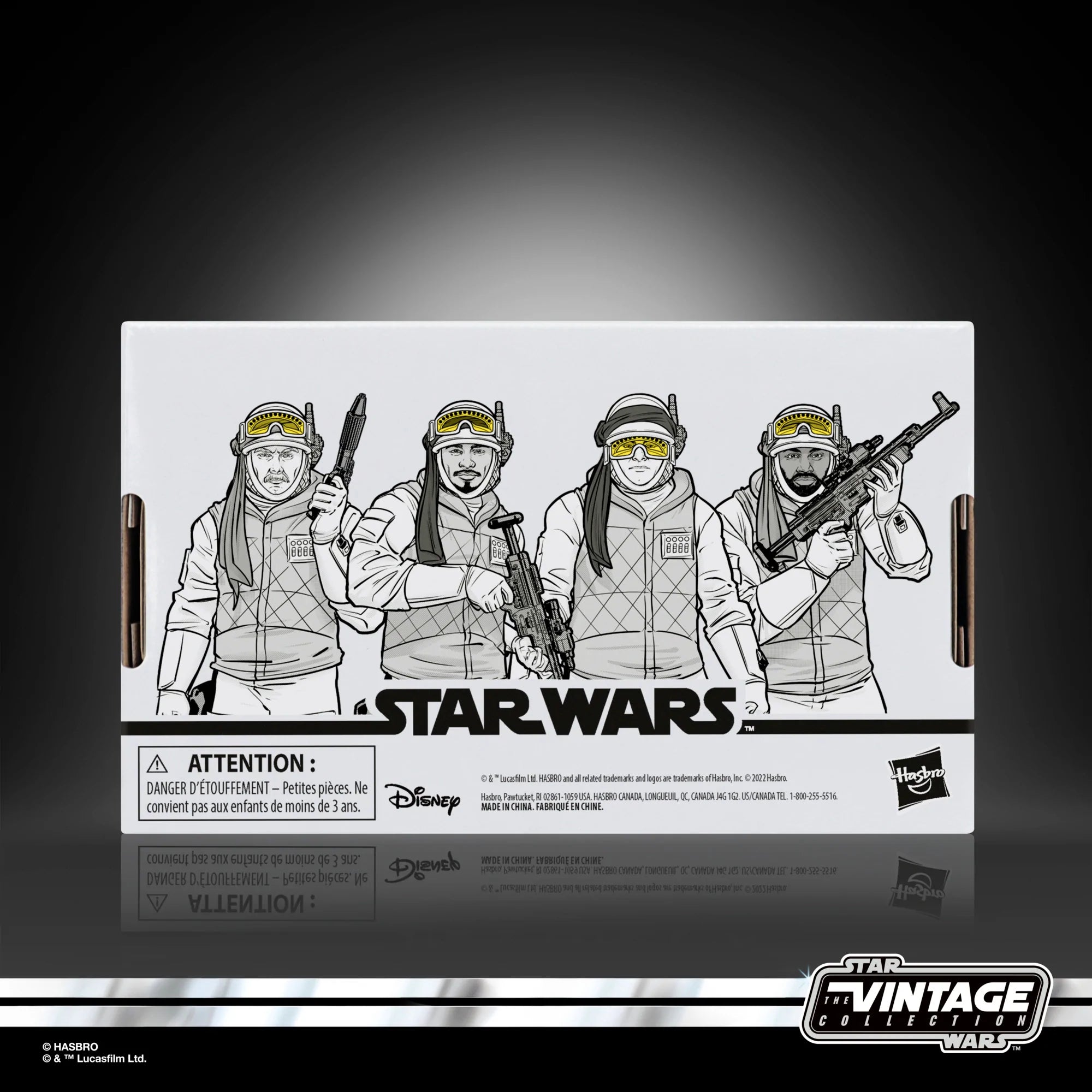 Hasbro - Star Wars The Vintage Collection - Rebel Soldier (Echo Base Battle Gear) 4-Pack - Marvelous Toys