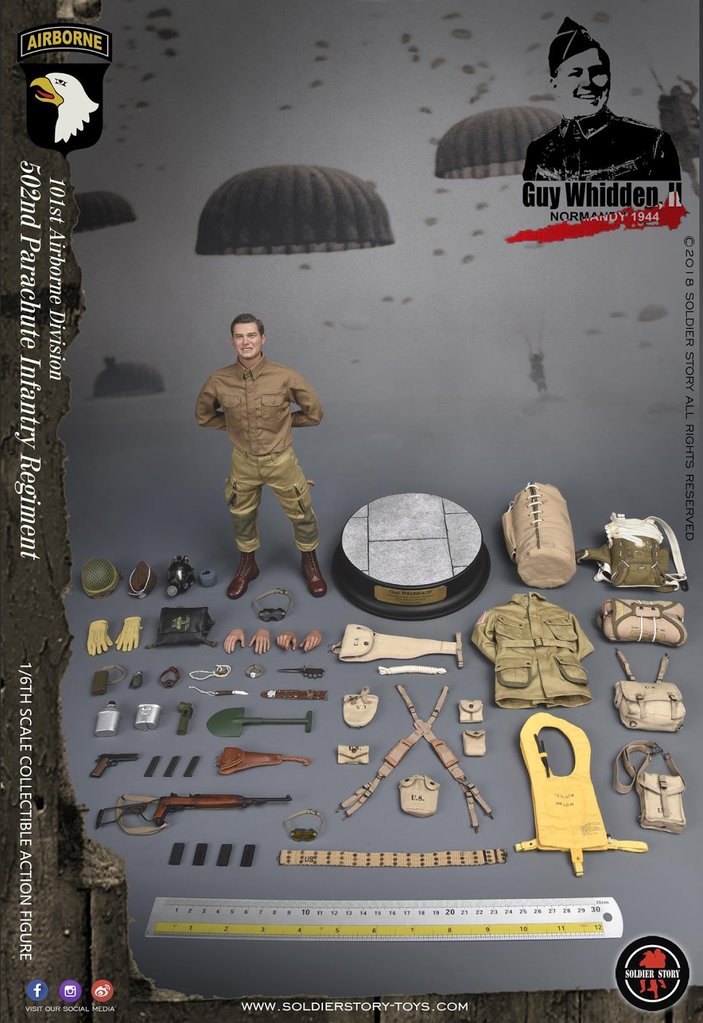 Soldier Story - WWII 101st Airborne Division - Guy Whidden, II (1/6 Scale) - Marvelous Toys