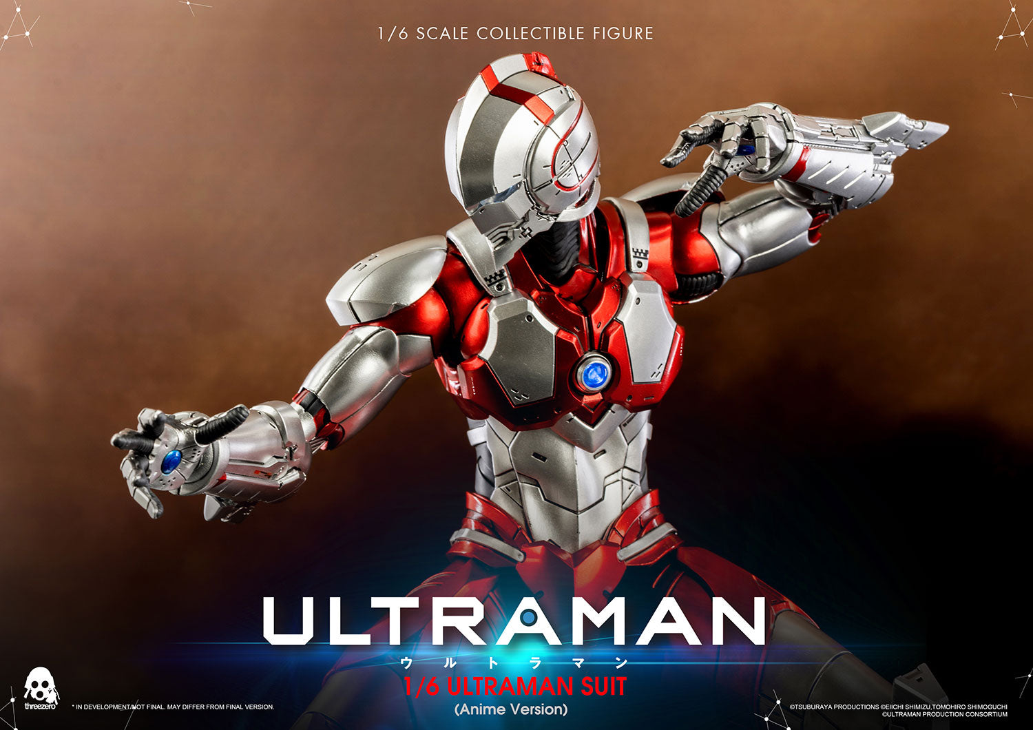 threezero - FigZero - Netflix&#39;s Ultraman - Ultraman Suit (1/6 Scale) - Marvelous Toys