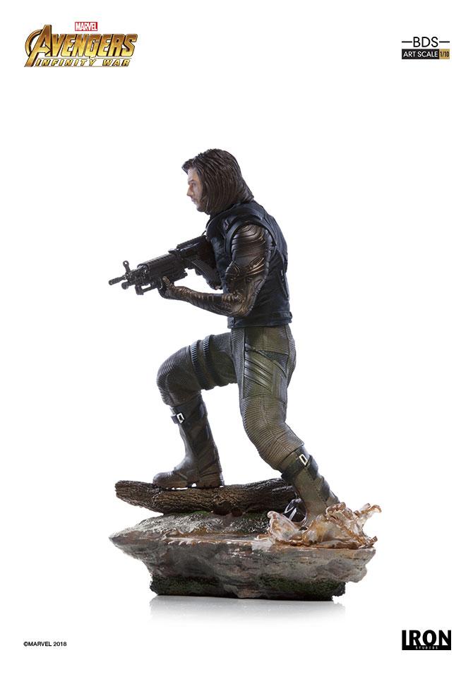 Iron Studios - 1:10 BDS Art Scale Statue - Avengers: Infinity War - Winter Soldier (Bucky) - Marvelous Toys