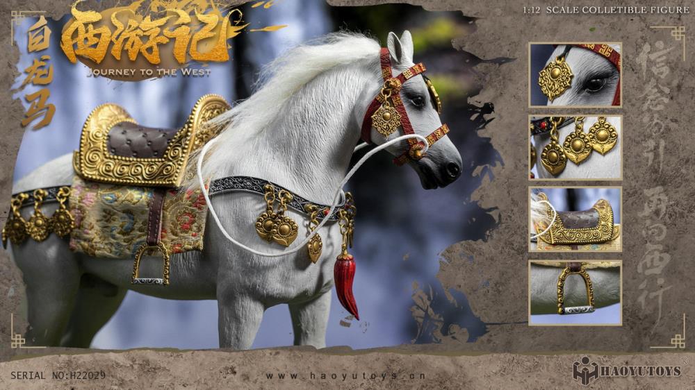 Hao Yu Toys - Myth Series - Journey to the West - White Dragon Horse (1/12 Scale) - Marvelous Toys