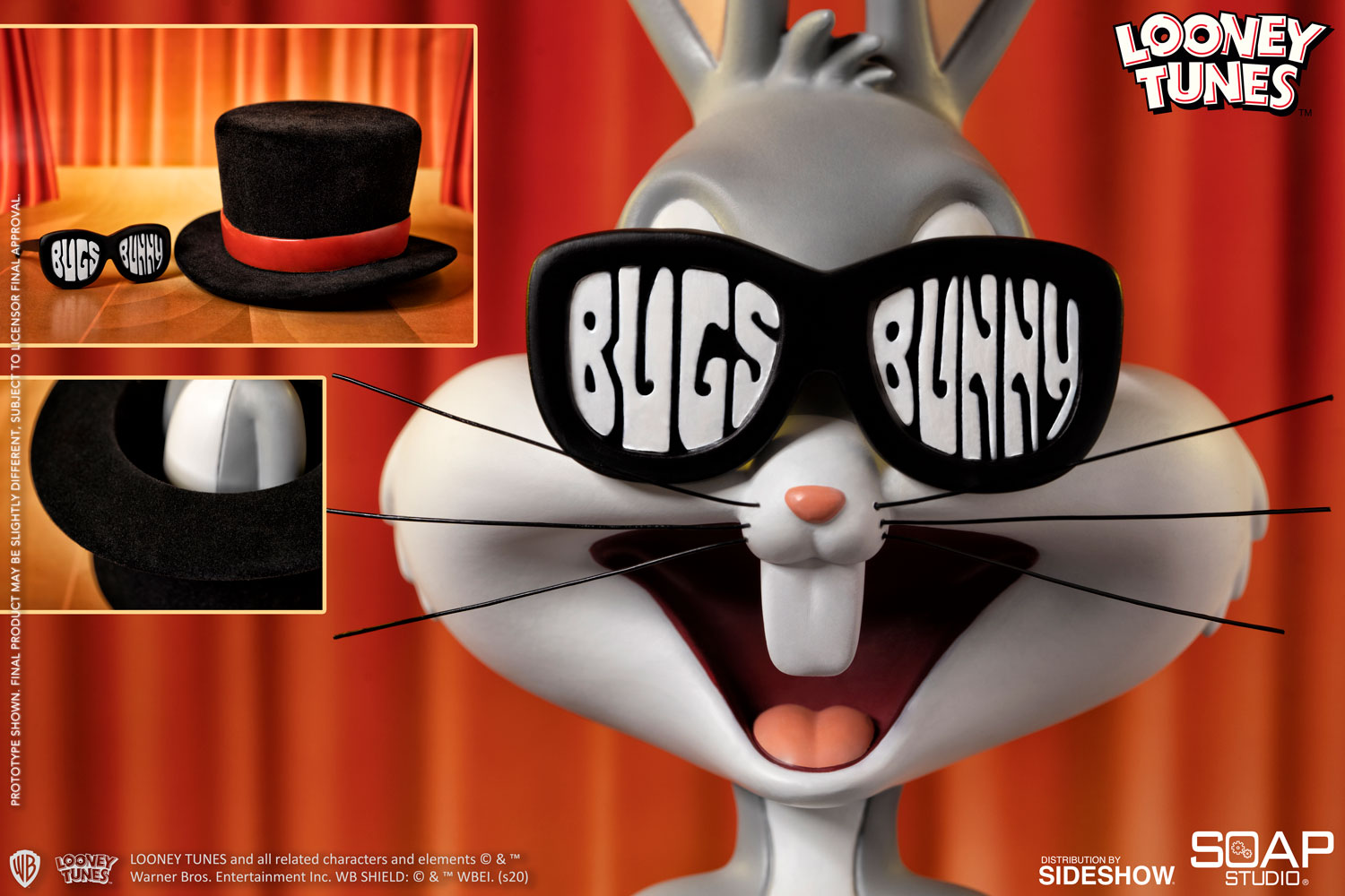 Soap Studio - Looney Tunes - Bugs Bunny Top Hat Bust - Marvelous Toys
