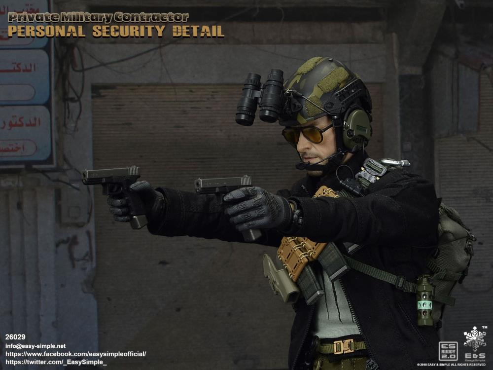 Easy &amp; Simple - 26029 - Private Military Contractor (PMC) Security Detail (1/6 Scale) - Marvelous Toys