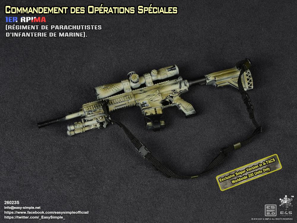 Easy &amp; Simple - 26023-S - Commandement des Opérations Spéciales (Sniper Ver.) (Worldwide 200 Units Limited Edition) - Marvelous Toys