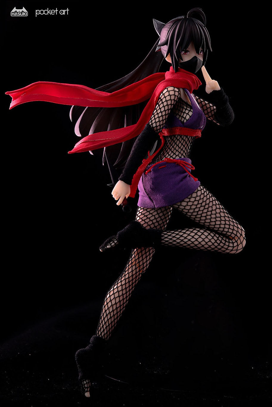 Hasuki - Pocket Art Series - Female Ninja Hagi (1/12 Scale) - Marvelous Toys