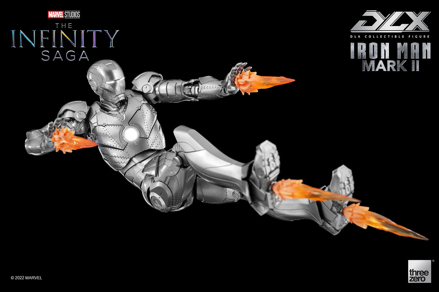 threezero - Marvel Studios: The Infinity Saga - DLX Iron Man Mark II - Marvelous Toys