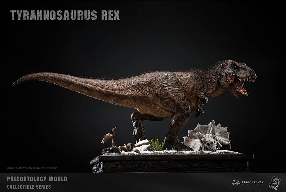 Dam Toys - Museum Collection Series - Paleontology World - Tyrannosaurus Rex Statue - Marvelous Toys