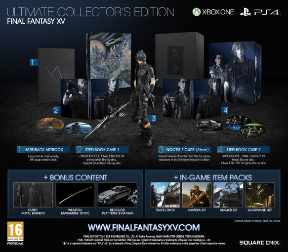 Marvelous Toys Presents: Unboxing of Final Fantasy XV Ultimate Collector's Edition