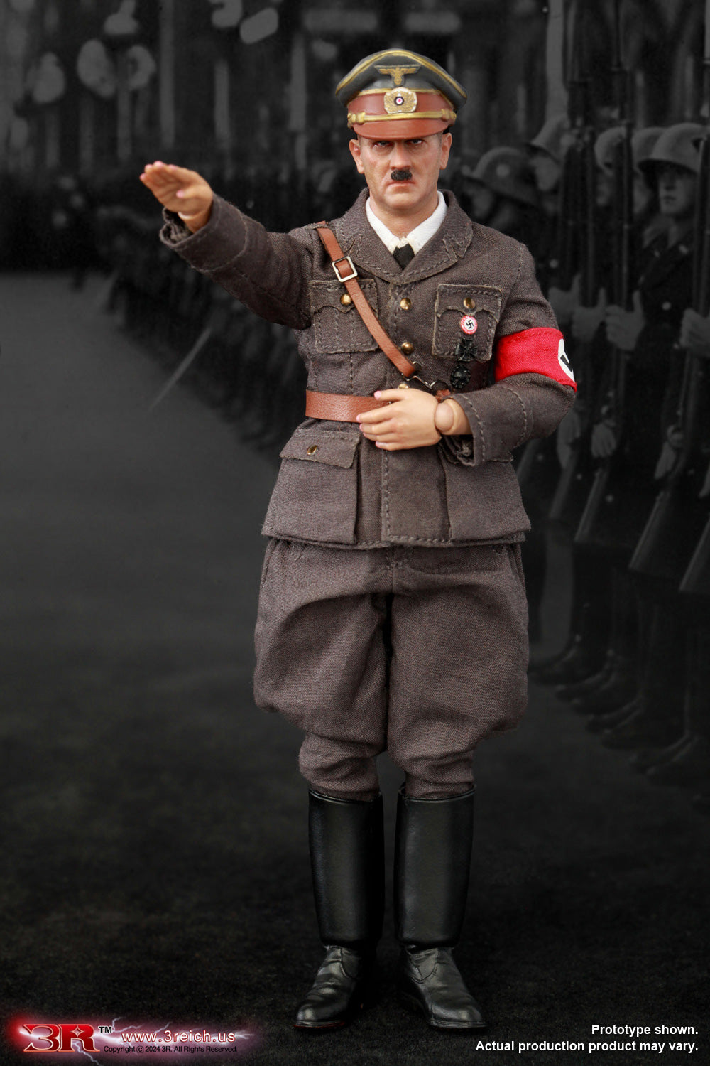 3R - Mini Reich Series - Adolf Hitler (1/12 Scale) - Marvelous Toys