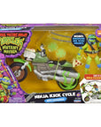 Playmates Toys - Teenage Mutant Ninja Turtles: Mutant Mayhem - Leonardo with Ninja Kick Cycle - Marvelous Toys
